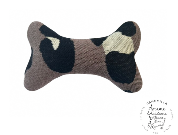 Hueso Animal print - Canela