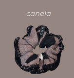 Scrunchies camomilla- Canela